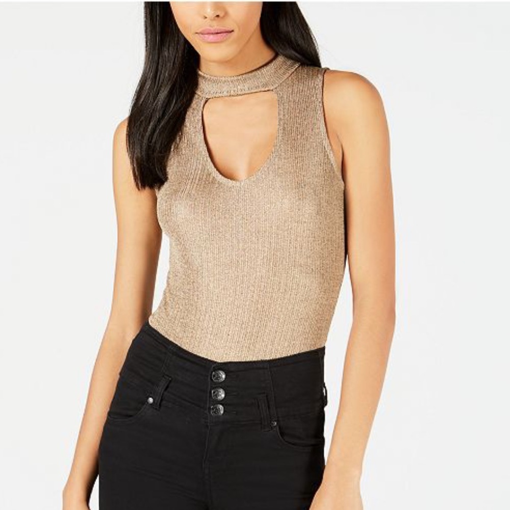 Project 28 NYC Metallic Bodysuit